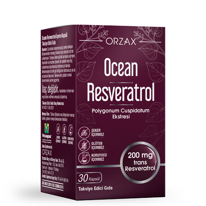 Resveratrol 200 Mg 30 Kapsül