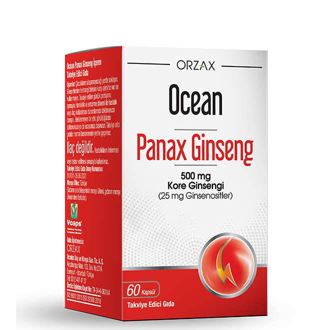 Panax Ginseng 500 Mg 60 Kapsül