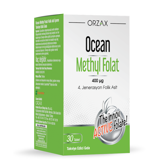 Mehtyl Folat 30 Tablet