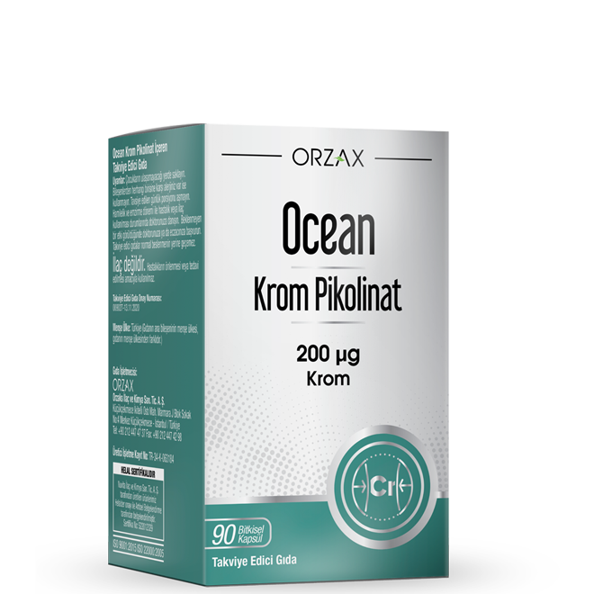 Krom Pikolinat 90 Bitkisel Kapsül
