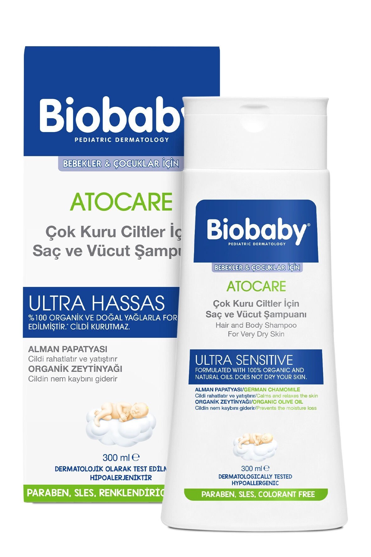 Atocare Çok Kuru Ciltler İçin Saç Ve Vücut Şampuanı 300 Ml
