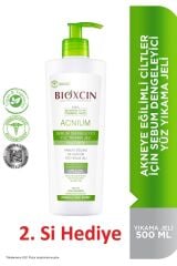 Acnium Sebum Dengeleyici Yüz Yıkama Jeli 500ml 1 Alana 1 Hediye