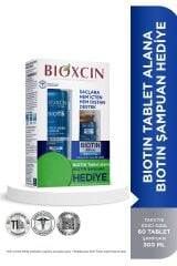Biotin 5000 Mcg 60 Tablet ve Biotin Şampuan 300 Ml