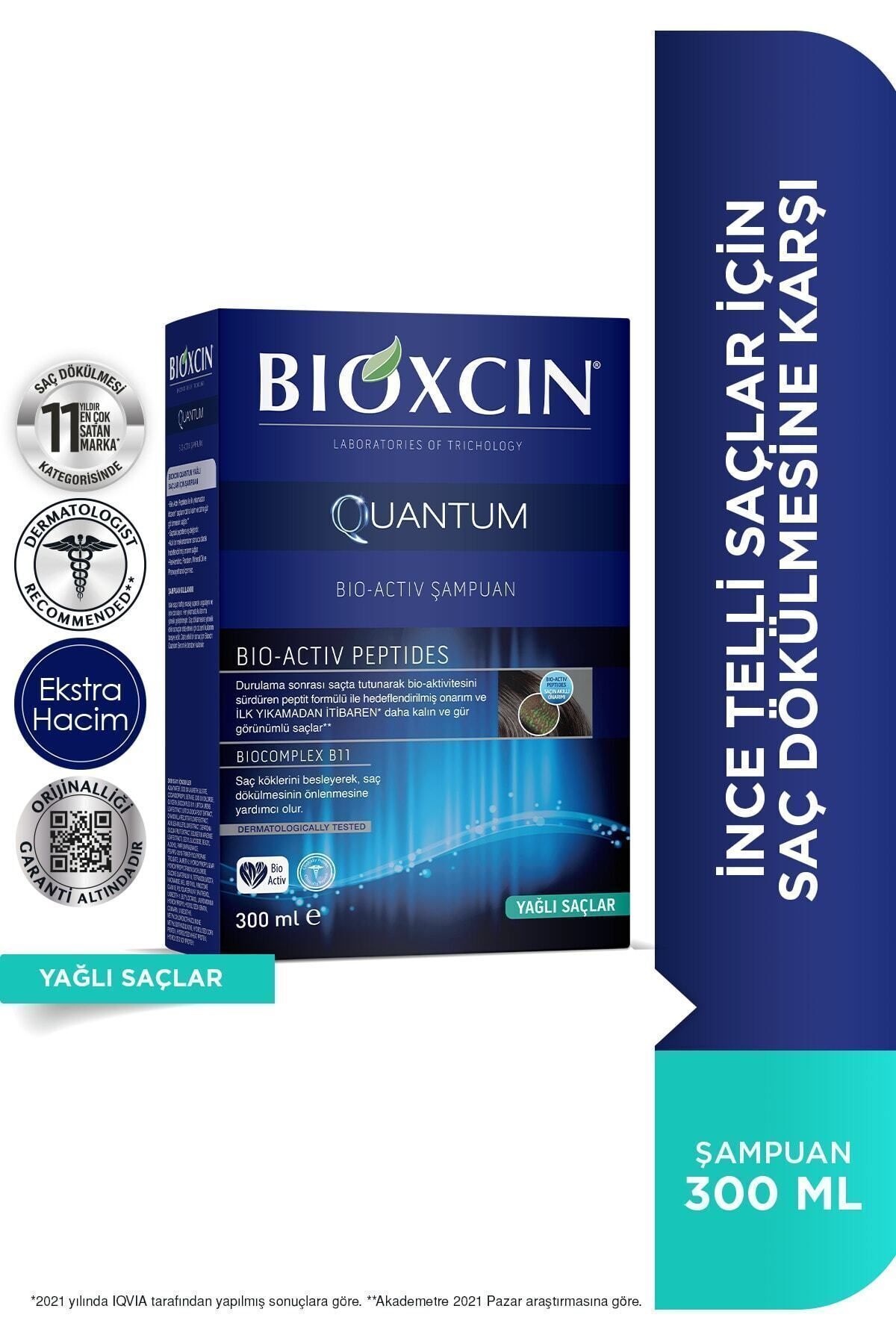 Quantum Yağlı Saçlar İçin 300ml | Dökülme Karşıtı Şampuan