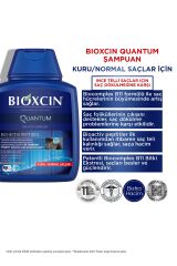 Quantum Kuru ve Normal Saçlar İçin 300ml | Dökülme Karşıtı Şampuan | 3 AL 2 ÖDE