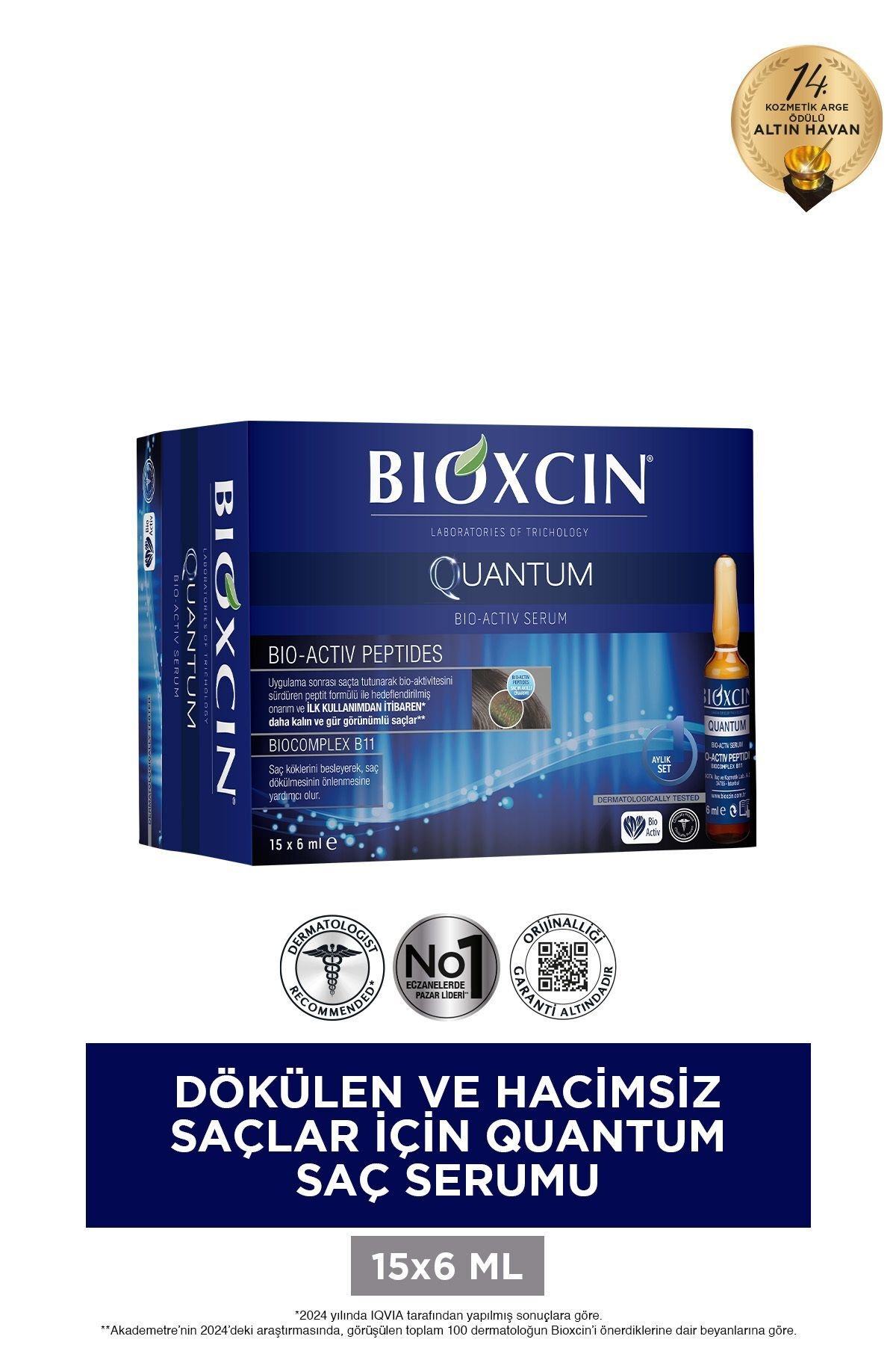 Quantum Serum 15x6 Ml - Hacim Veren Saç Serumu