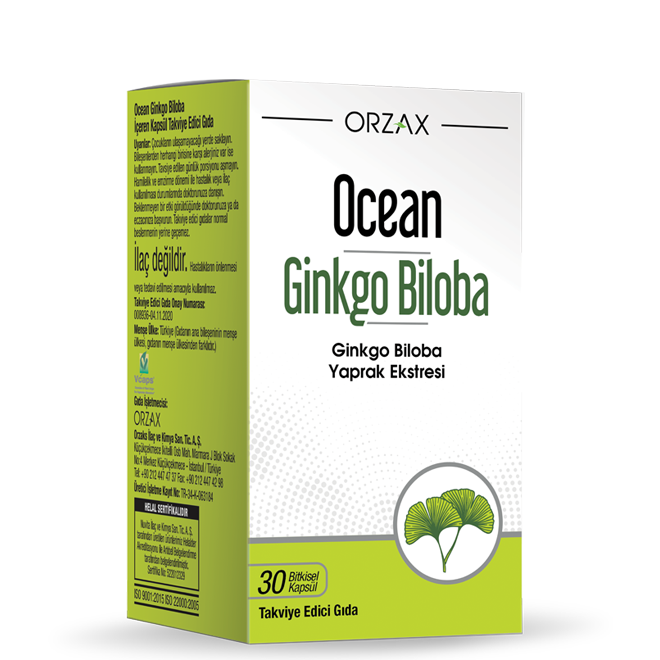 Ginkgo Biloba 30 Kapsül